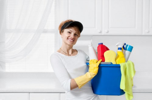 Move in cleaning service readying a Brent home for occupancy