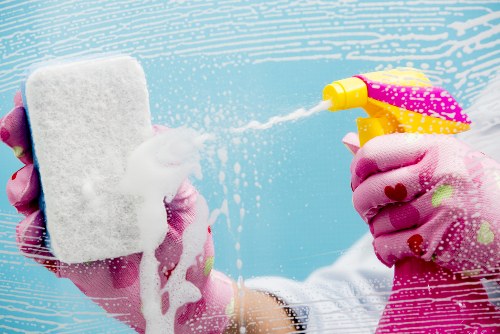 Cleaning support for a Brent business premises