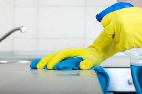 Regular review of cleaning health and safety policy